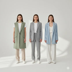Women's vests and blazers