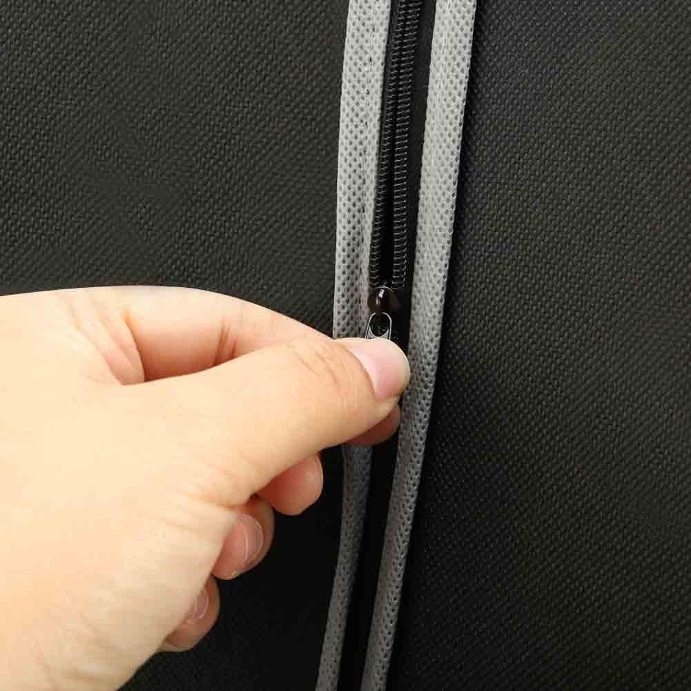 Home storage solution: 10 clear, breathable suit/dress bags for closet organization & travel.