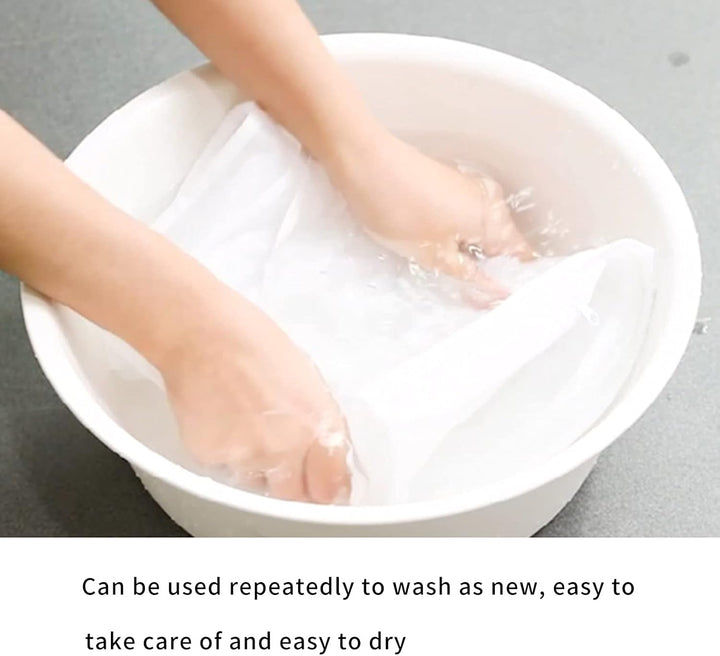 Clear PEVA coat bags (12-pack) offering dustproof protection for winter coats and jackets.