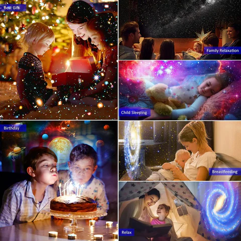 Experience the universe with the Orion 13-in-1 galaxy night light projector for stunning starscapes & decor.