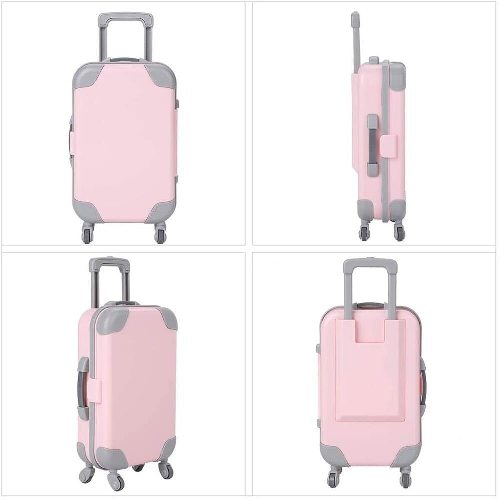 High-quality 18-inch doll travel suitcase, built for endless pretend journeys.