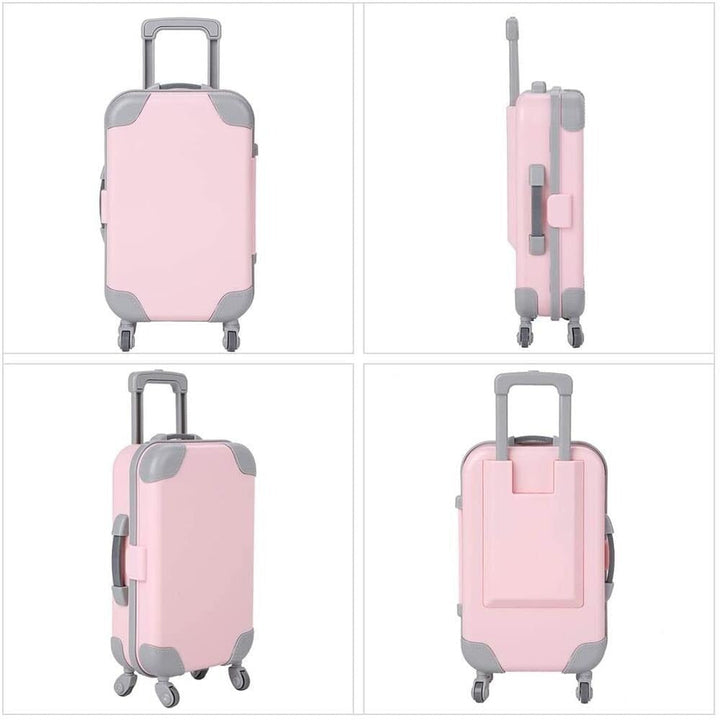 High-quality 18-inch doll travel suitcase, built for endless pretend journeys.