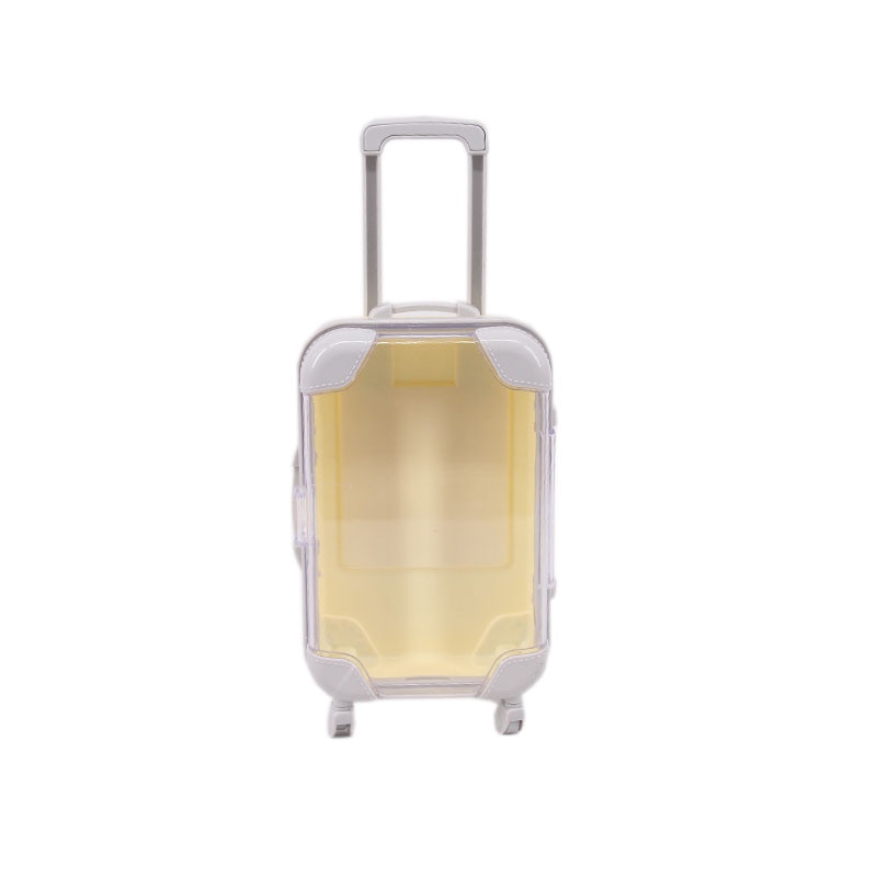 Kids' 18-inch doll travel suitcase, great for pretend adventures and doll organization.