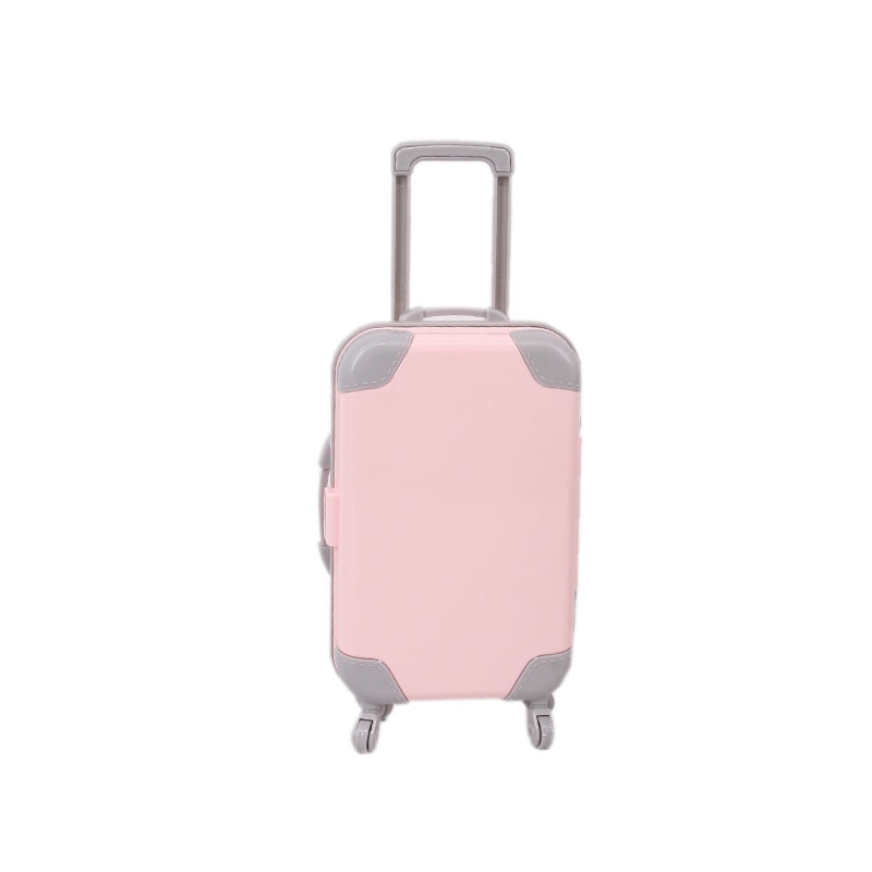 Vibrant 18-inch doll travel suitcase, boosting kids' imaginative travel scenarios.