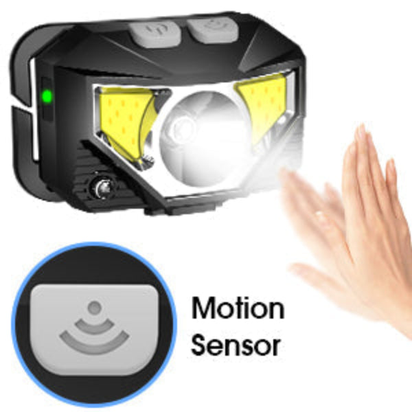 Portable LED headlamp twin pack, featuring high lumens and simple USB recharging for adventurers