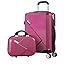 Smart travel choice: 2-piece hard shell luggage set with essential TSA lock & 360° spinner wheels for any trip.