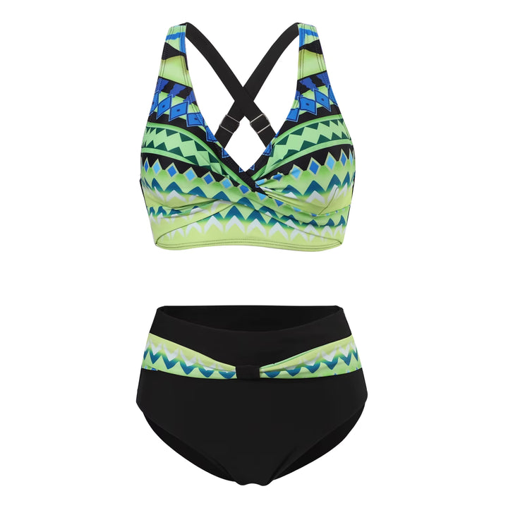 Women's Multicolored Bikini Set | Flattering Summer Swimwear