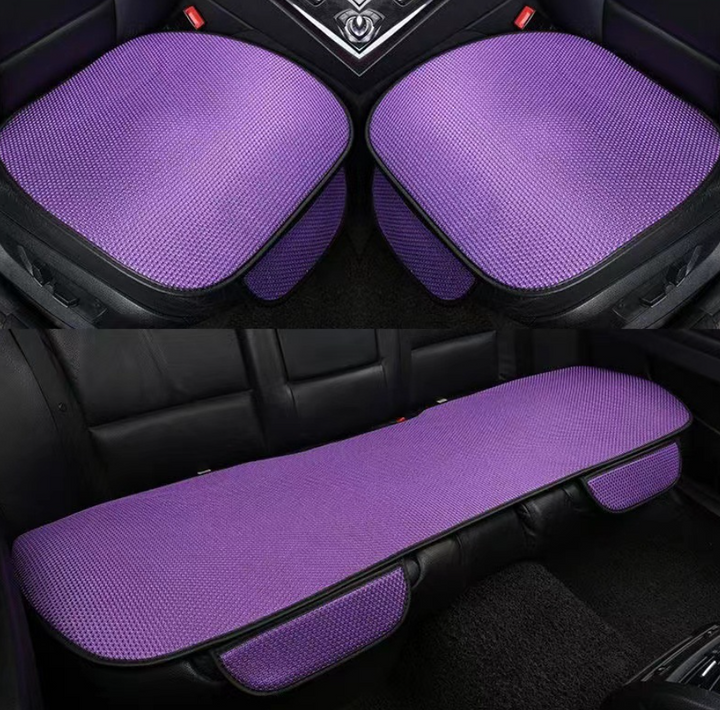 Cooling & breathable car seat covers with anti-slip design and therapeutic massage, a must-have auto accessory.