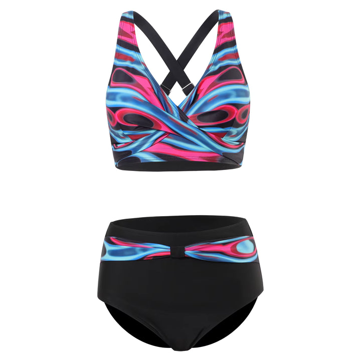 Women's Multicolored Bikini Set | Flattering Summer Swimwear