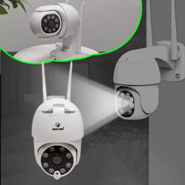 Smart home 4-pack WiFi security cameras, featuring motion detection for a modern surveillance system.