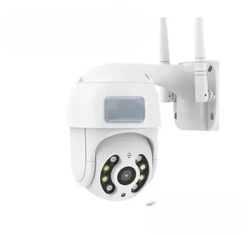 Easy-install 4-pack smart WiFi security cameras, providing wireless motion detection for home safety.