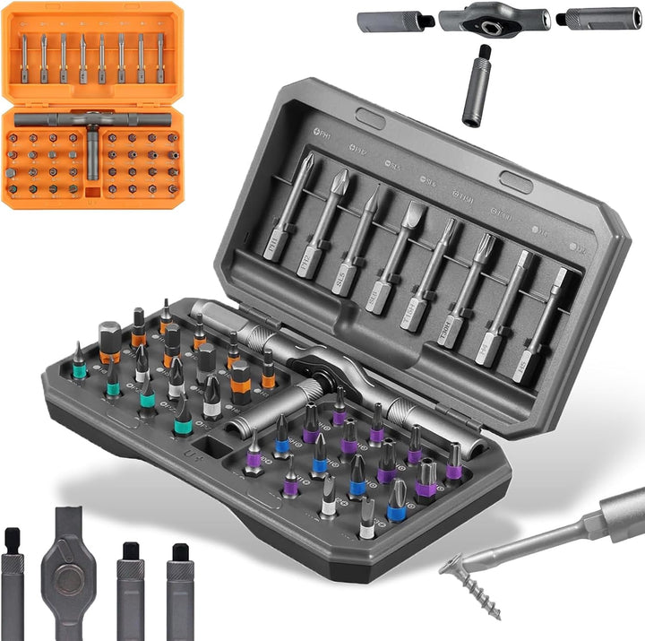 42-in-1 magnetic precision screwdriver set, professional repair tool kit by Fixaro