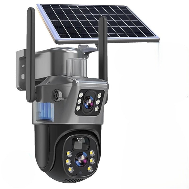 4K Wireless Outdoor Security Camera with Solar Power for continuous home surveillance.