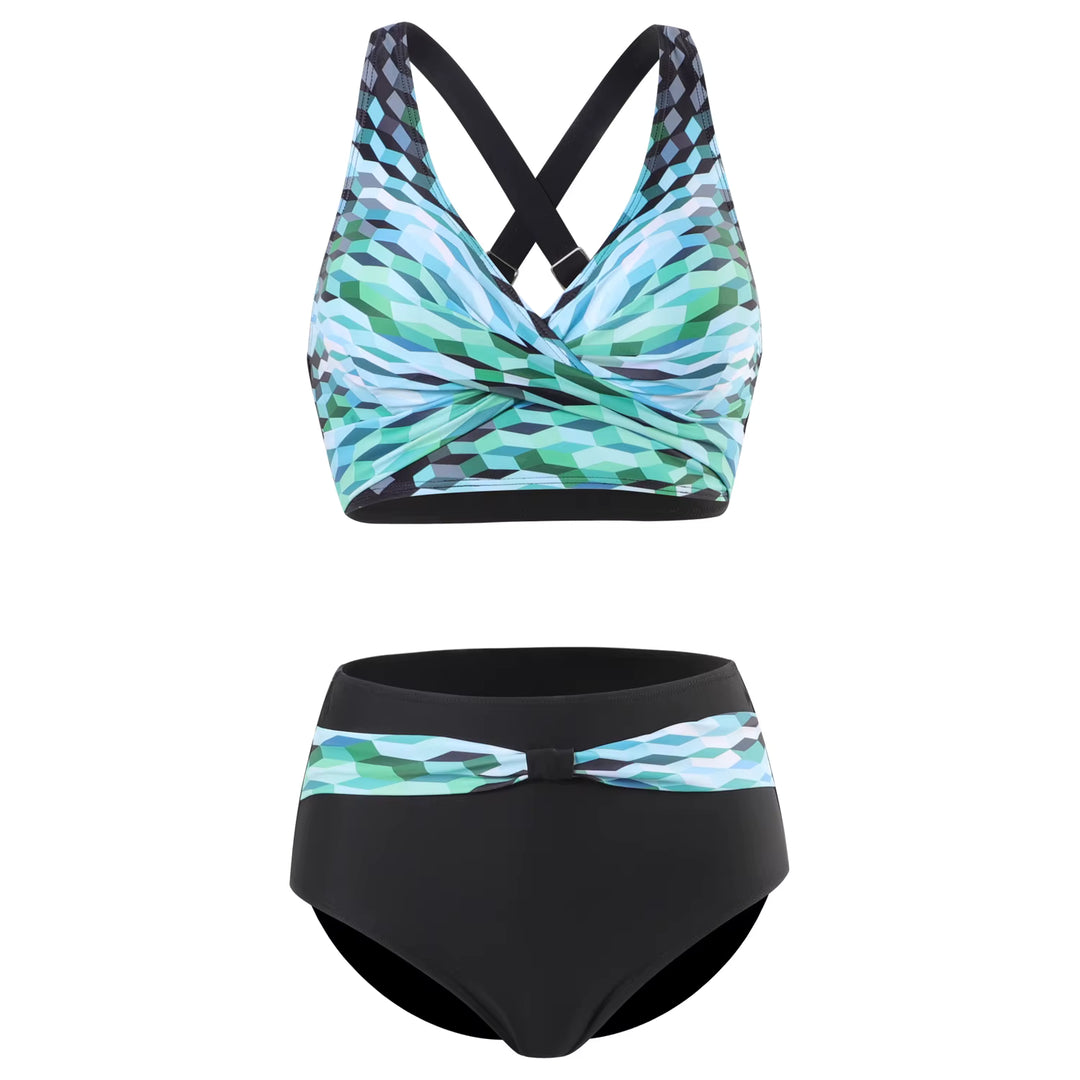 Women's Multicolored Bikini Set | Flattering Summer Swimwear