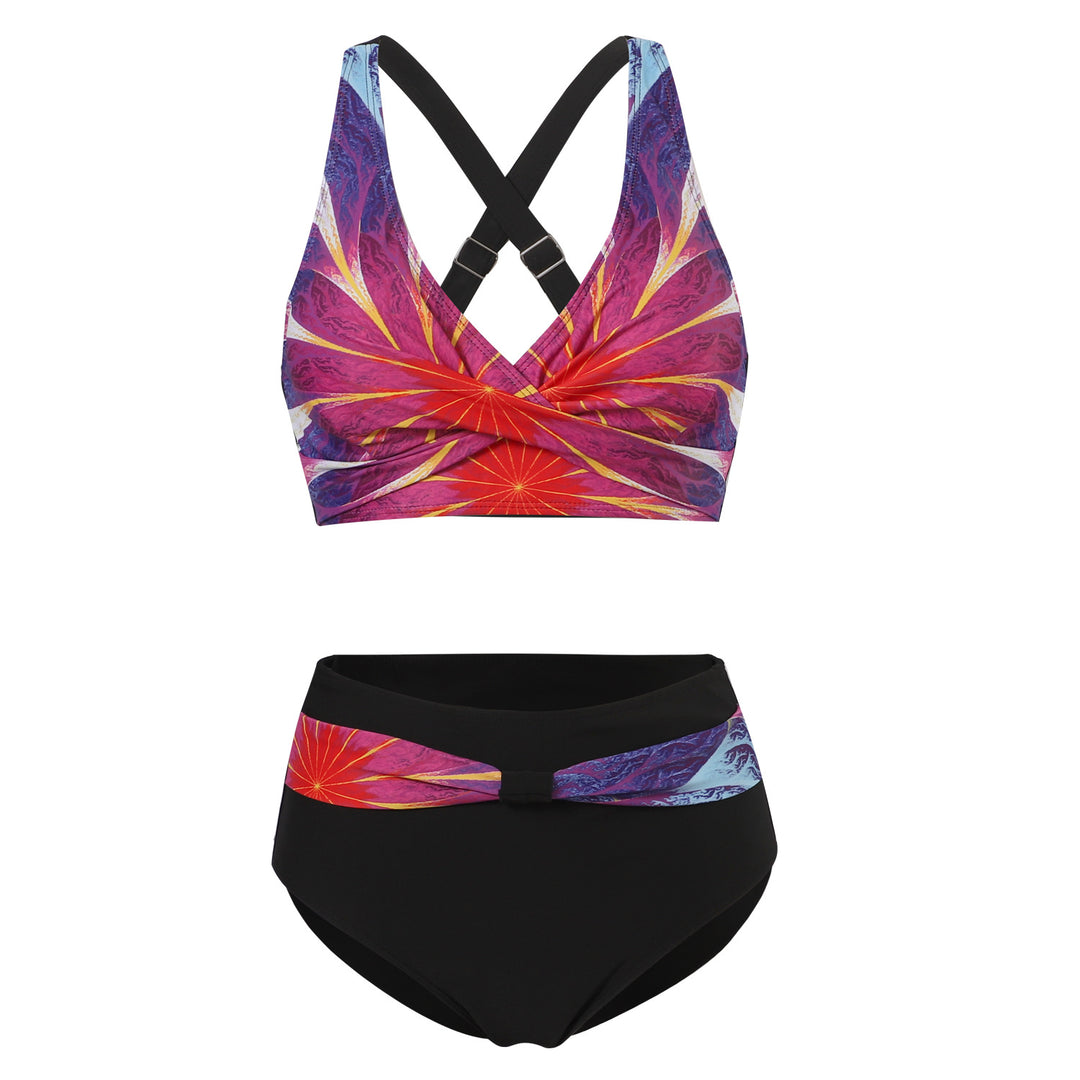 Women's Multicolored Bikini Set | Flattering Summer Swimwear