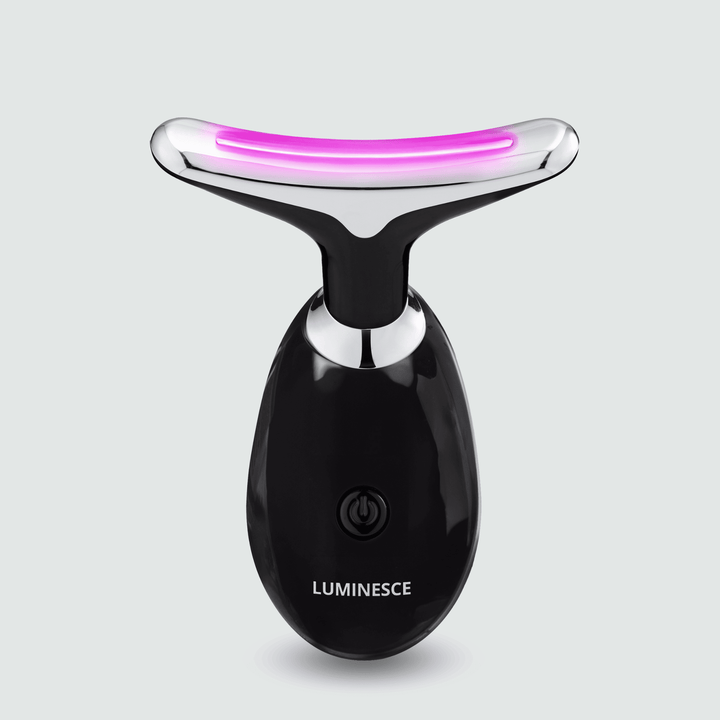 Achieve youthful skin with this 7-in-1 LED facial firming and massage beauty device.