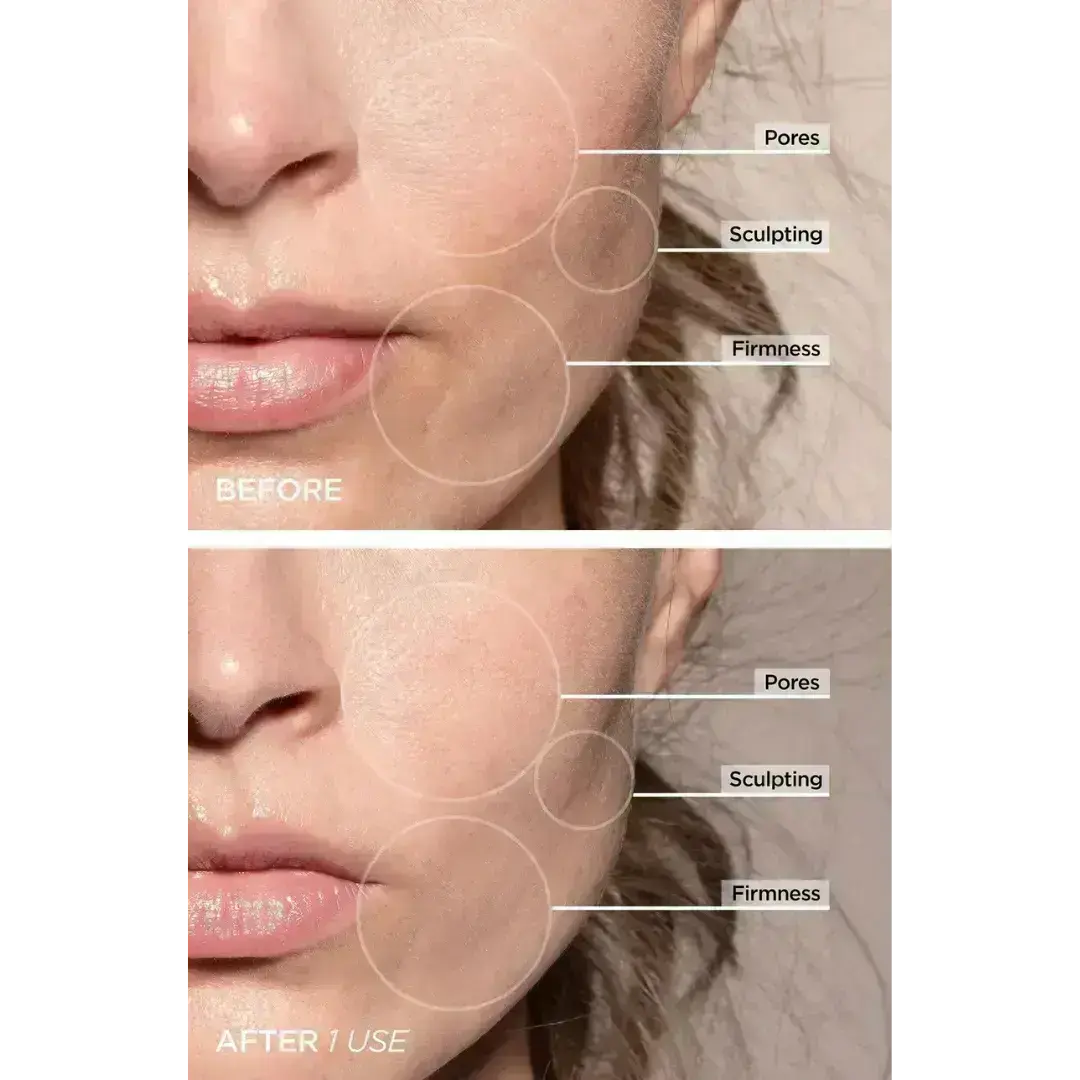 Sleek 7-in-1 LED facial sculptor for firming, anti-aging, and improving skin elasticity.