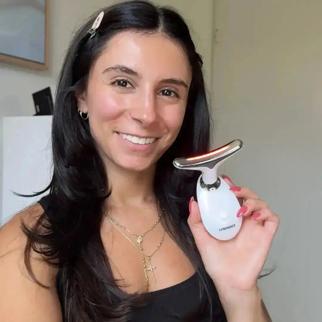 Versatile 7-in-1 LED therapy and massage tool for comprehensive facial skincare.