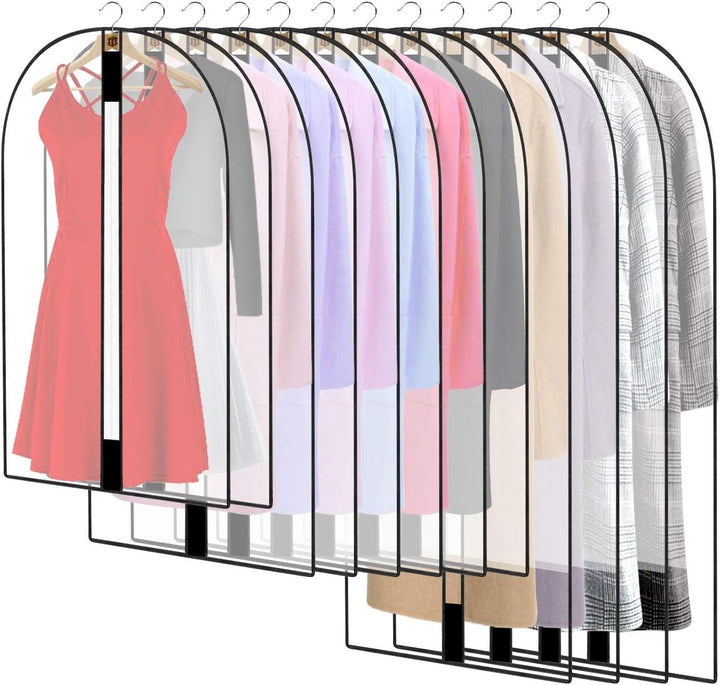 Extra-long 71" garment bag, dustproof, breathable, perfect for storing multiple formal items.