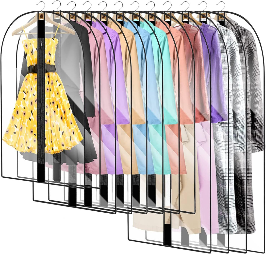 Extra-long 71-inch garment bag for preserving gowns & special attire.