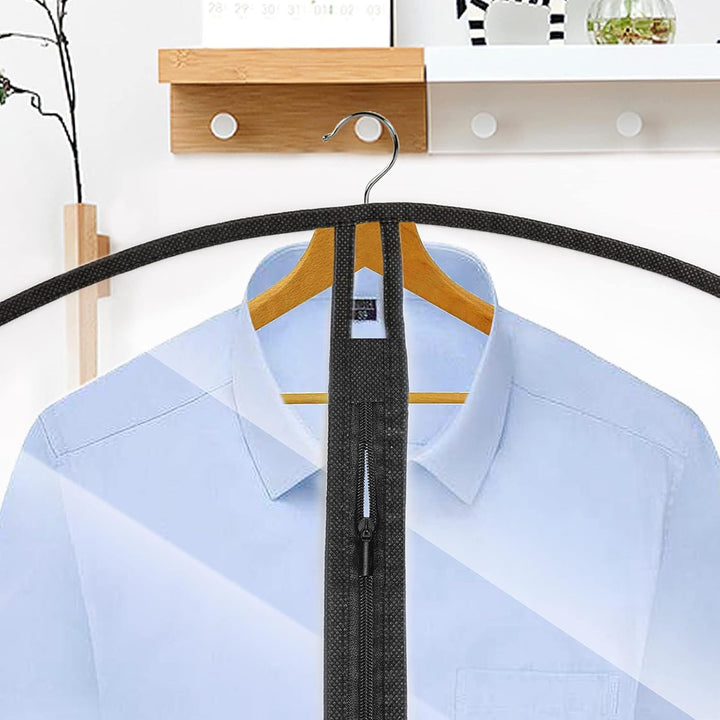 Long garment bag for delicate gowns, 71-inch for ultimate protection.