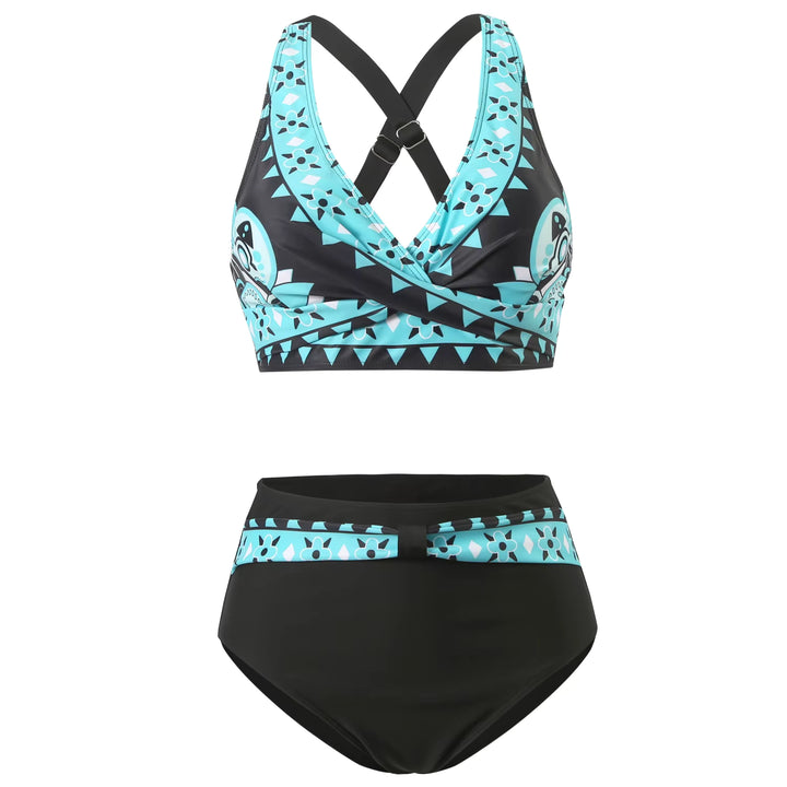 Women's Multicolored Bikini Set | Flattering Summer Swimwear