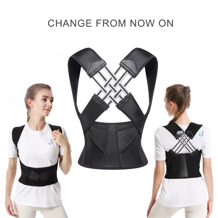Breathable women's & children's posture corrector, comfortable for daily back support