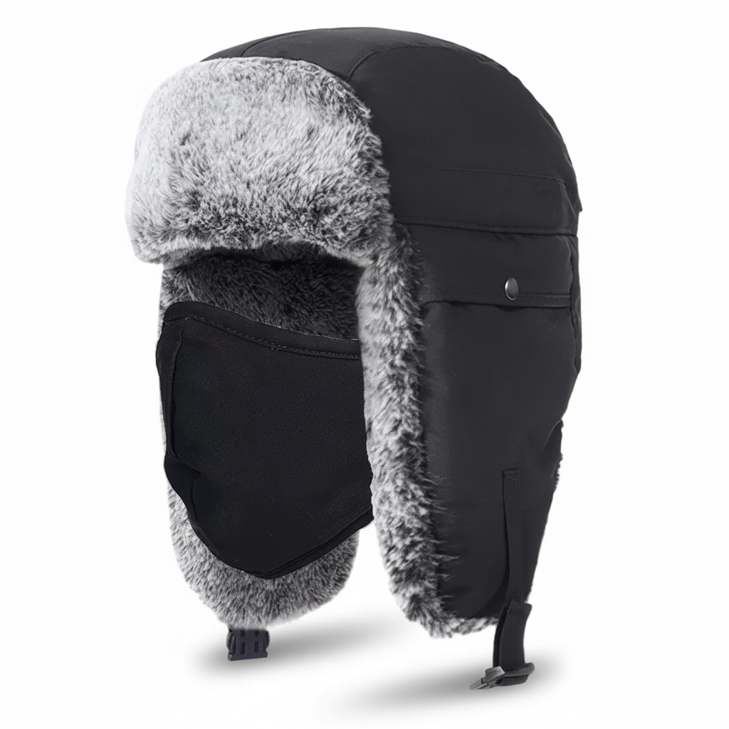 Stylish adjustable winter beanie with warm fleece lining, essential men's & women's headwear