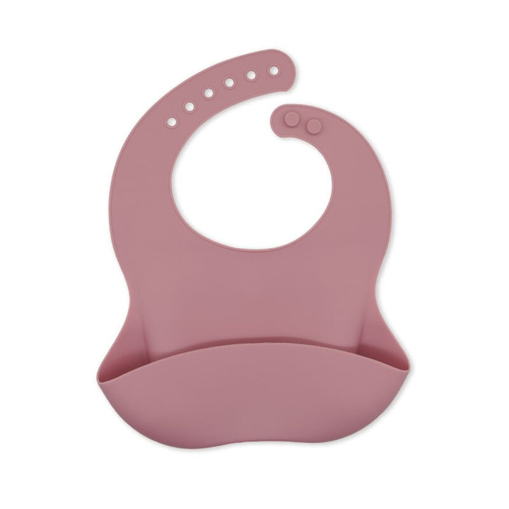 Adjustable silicone baby bib in a charming animal print, waterproof design for neat baby feeding sessions.