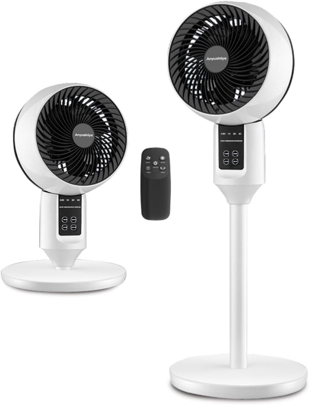 Aerion Adjustable Pedestal Fan with 3D Oscillation for whole room cooling and air circulation.