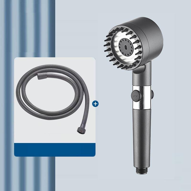 High-pressure Aeris jetstream shower head, chrome, with adjustable spray settings for a luxurious bathroom upgrade.