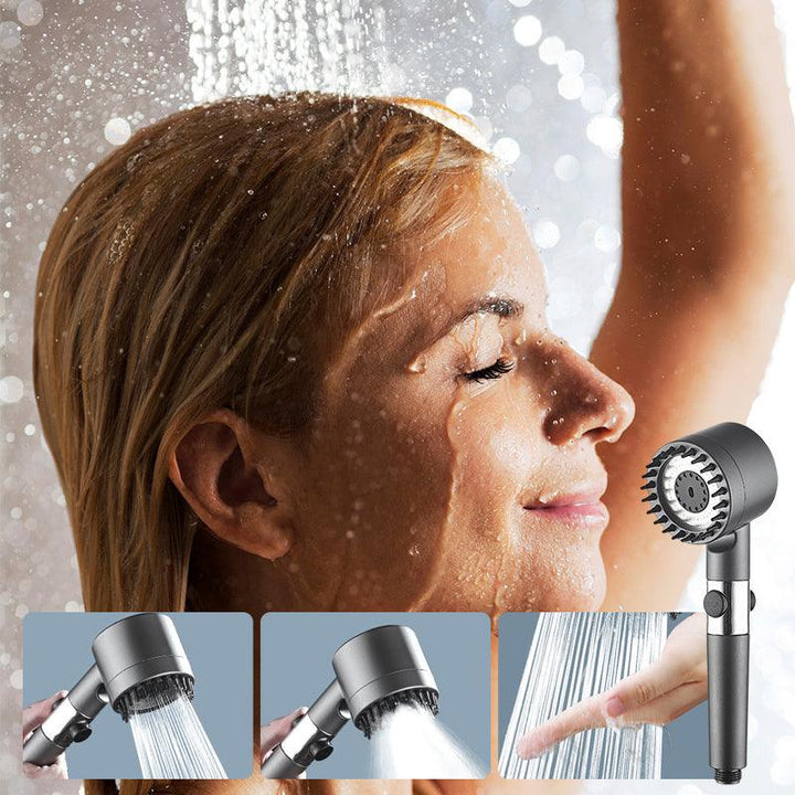 Upgrade your bath with Aeris luxury high-pressure jetstream shower head. Chrome finish, easy install, home spa comfort.