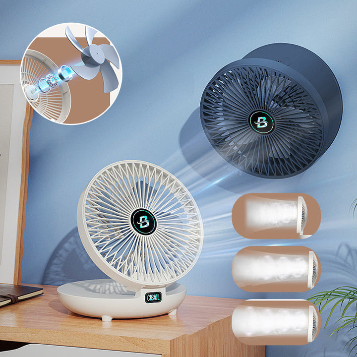 Versatile AirFlowPro desk fan. Portable table fan for personal cooling, ideal for home, office, and summer comfort.