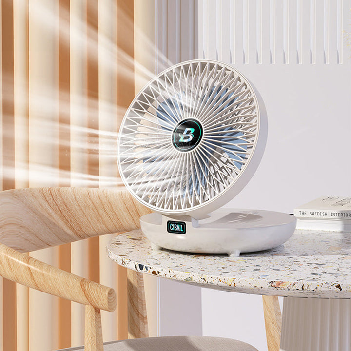 AirFlowPro portable table fan for personal cooling. Essential desk fan for home office, bedroom, or small spaces.