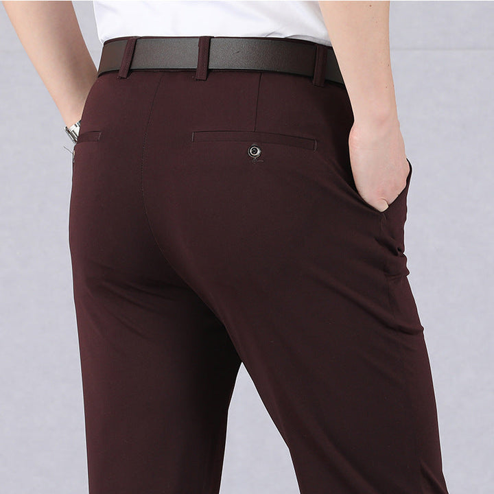 Fashionable Alex men's trousers with stretch fabric for a stylish, comfortable fit. Ideal for men's fashion.