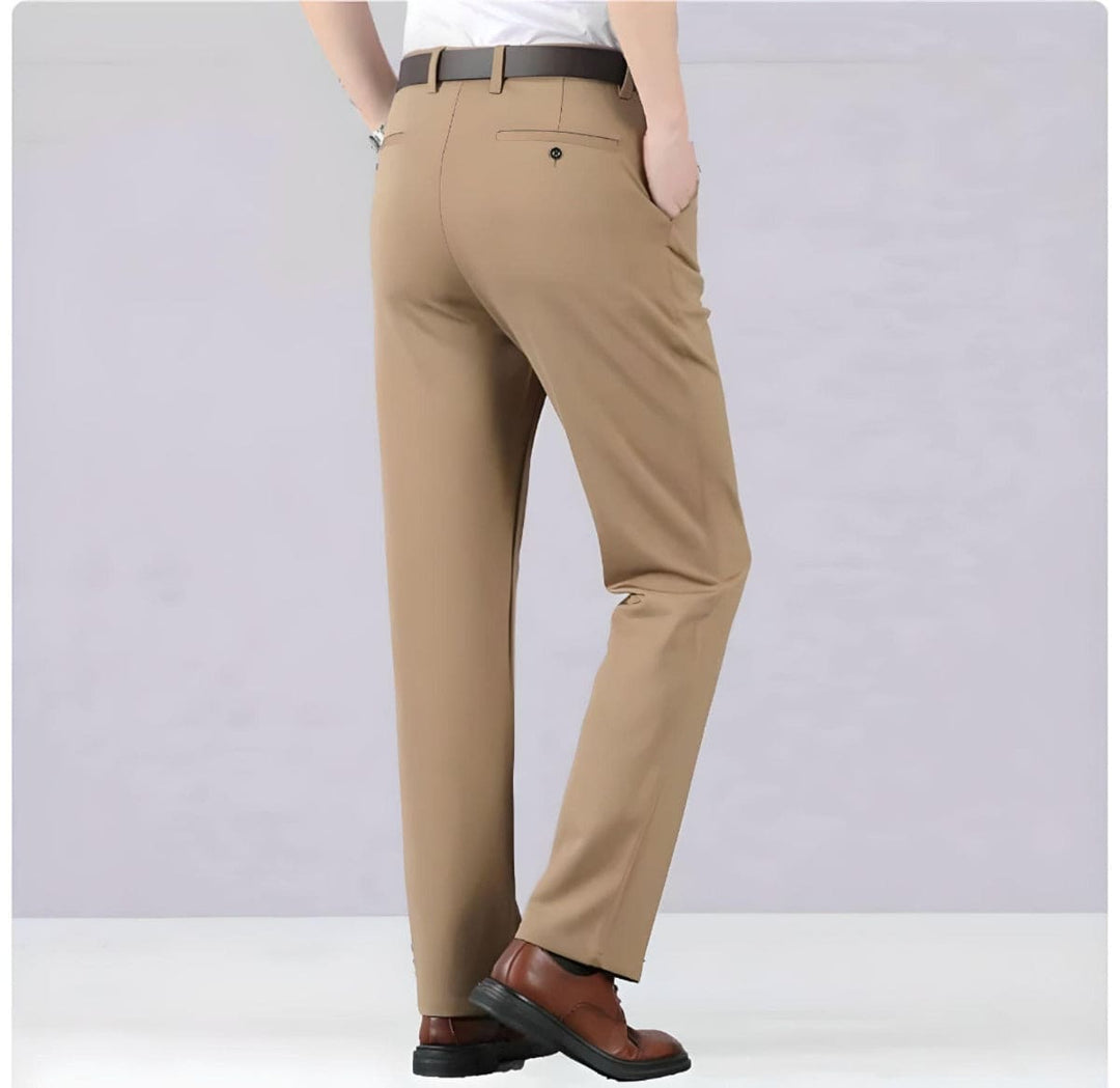 Premium Alex men's stretch trousers, a classic choice for sophisticated menswear and unparalleled comfort.