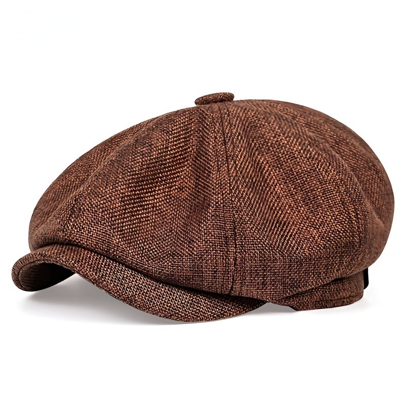 Lightweight men's retro cap, Alfie breathable accessory for spring casual wear
