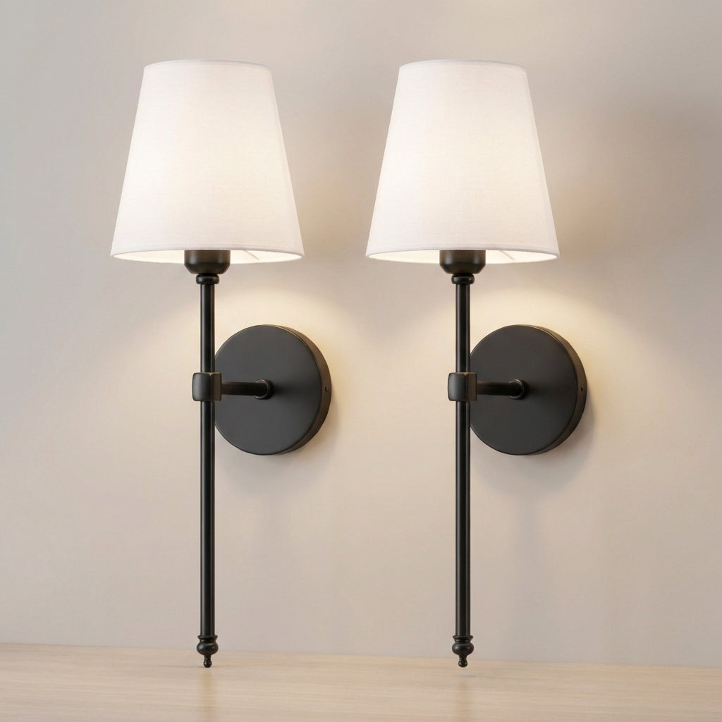 Sleek wireless lamp set by Ambiwell, offering convenient, remote-controlled LED light.