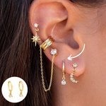 Pave CZ Hoop