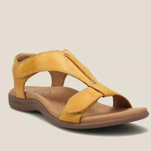 Comfortable women's Amira orthopedic sandals. Arch support & adjustable straps relieve foot pain for walking.