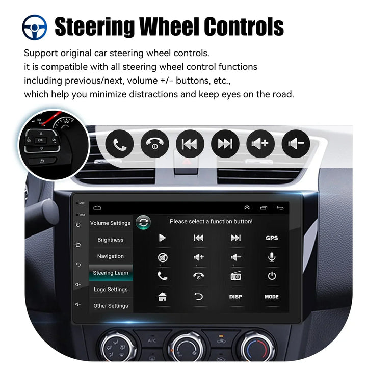 Vehicle upgrade: Touchscreen car stereo with built-in GPS and multimedia functions