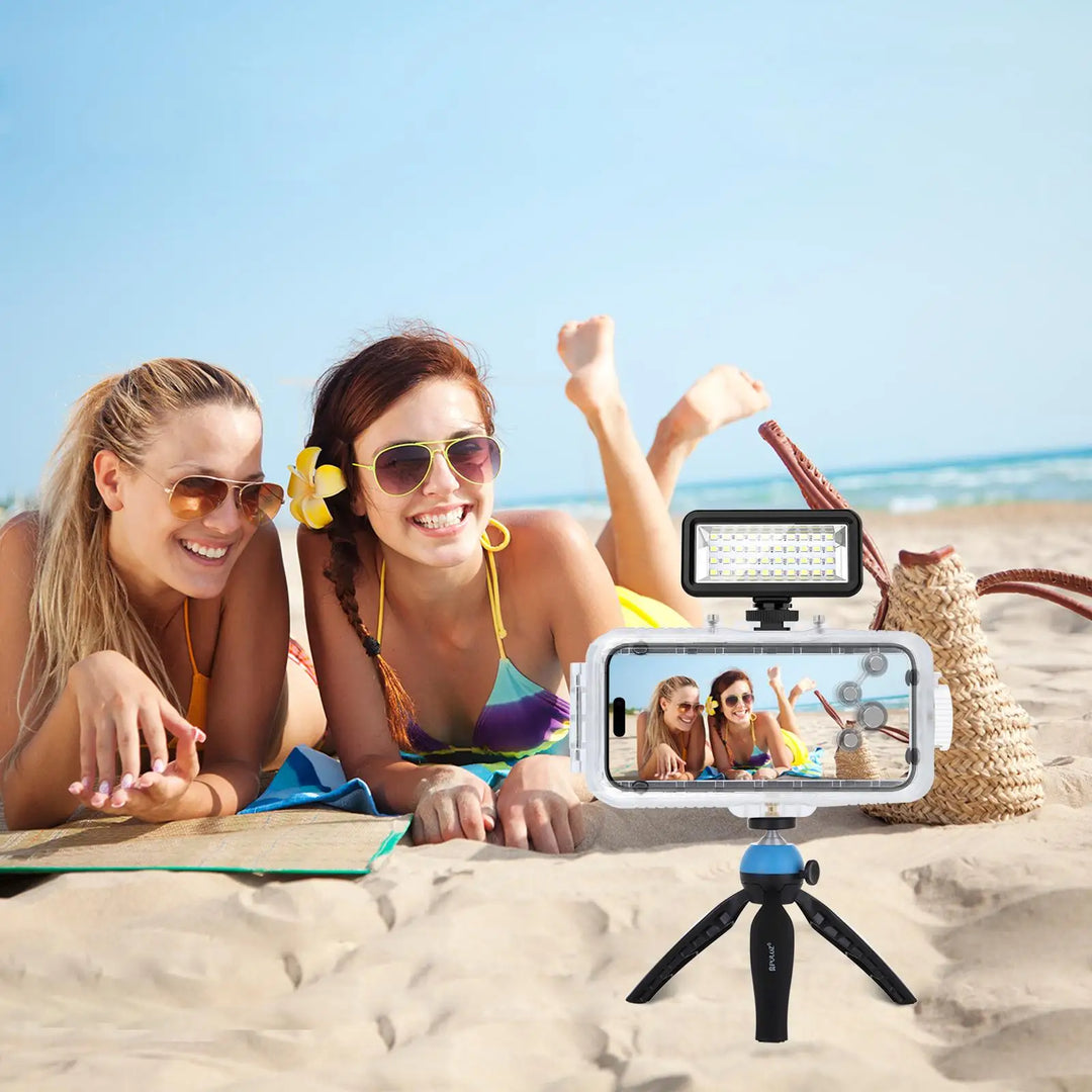 AquaShield waterproof iPhone case, 40m depth, a must-have tech gadget for water sports.