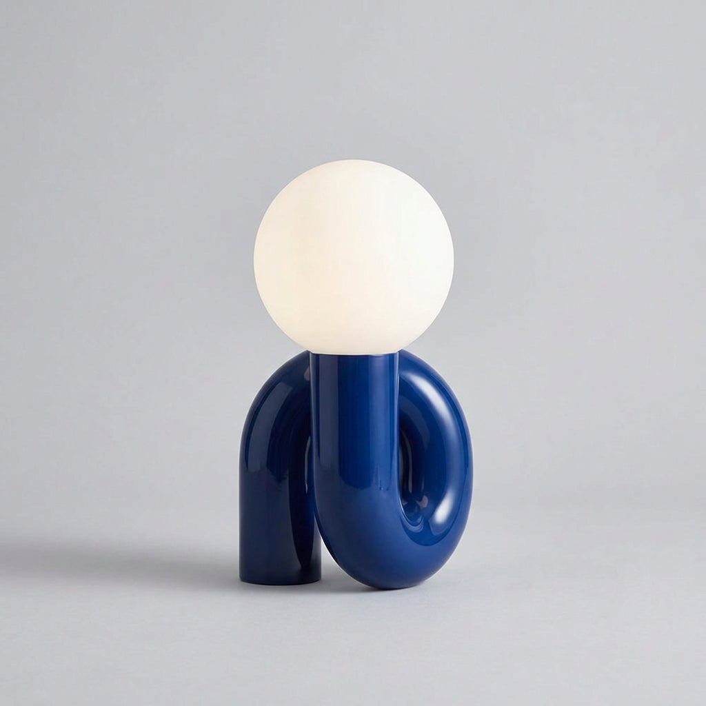 Unique Arcavita sculptural lamp, frosted glass, perfect for modern interiors.