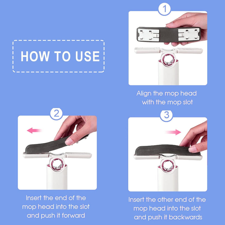 The Arivon Mini Mop, a compact self-squeeze solution for versatile household cleaning.