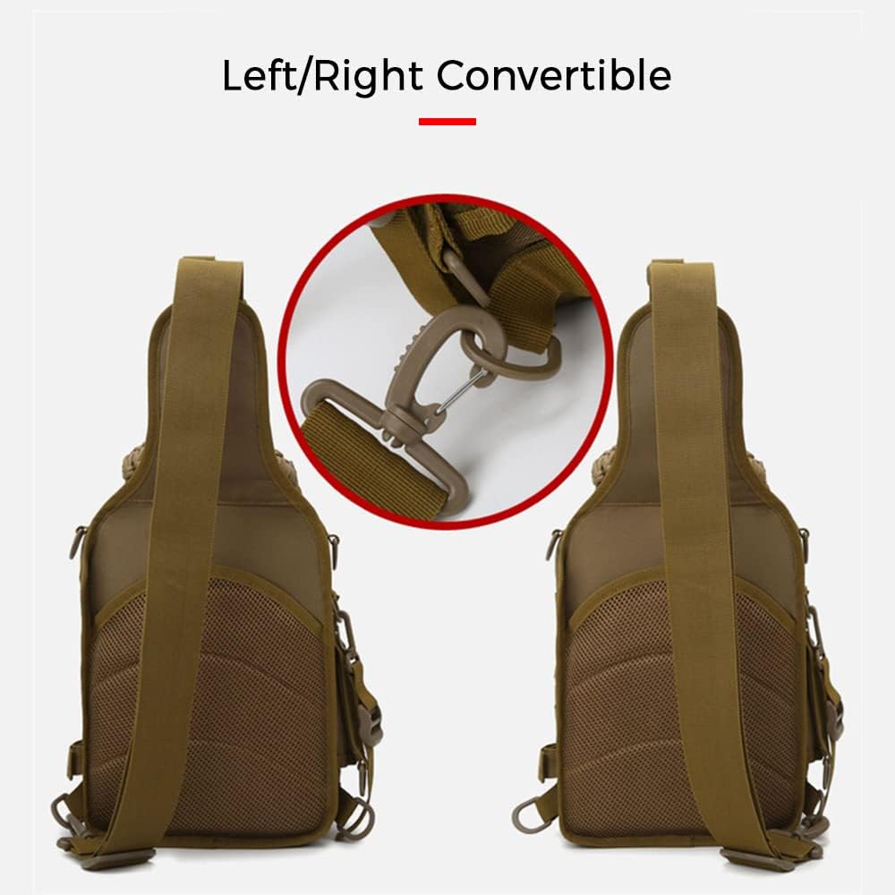 Compact Arvion fishing sling bag, ideal for light tackle, bait, and personal outdoor items.