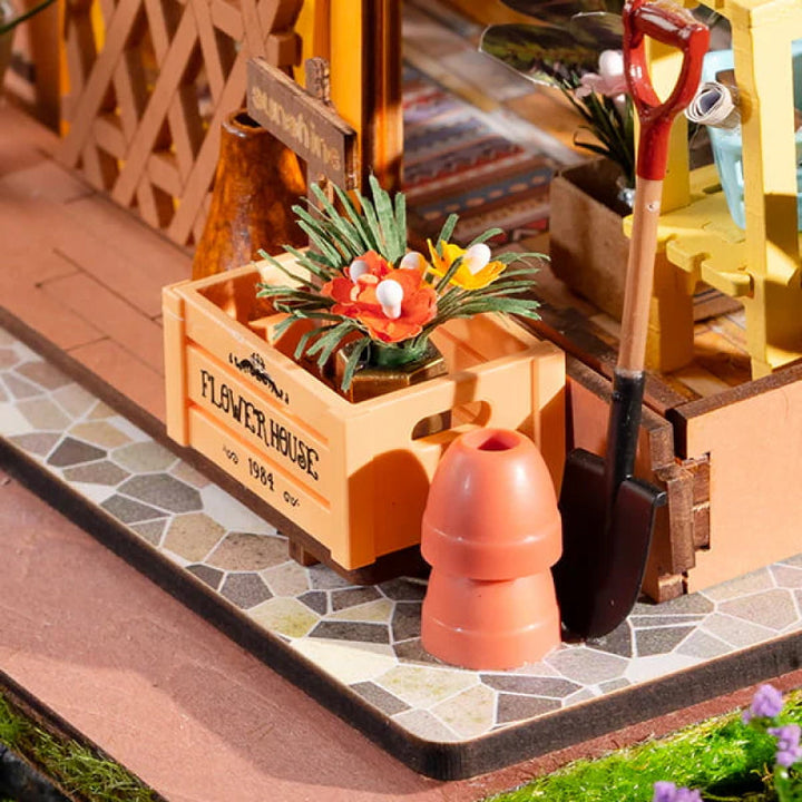 All-inclusive DIY miniature garden house kit for adults, a rewarding model building & craft experience.