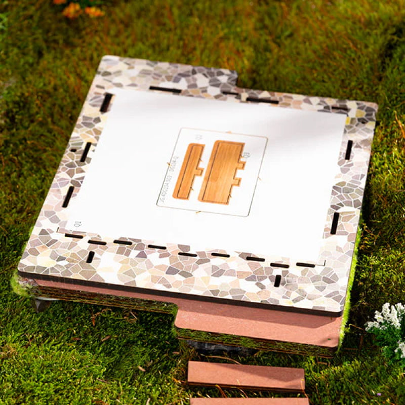 Unique DIY miniature garden house kit, a thoughtful gift idea for craft enthusiasts and model builders.