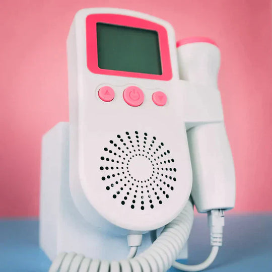 Safe at-home baby heartbeat listener for expectant parents. Portable prenatal monitor for bonding & peace of mind.
