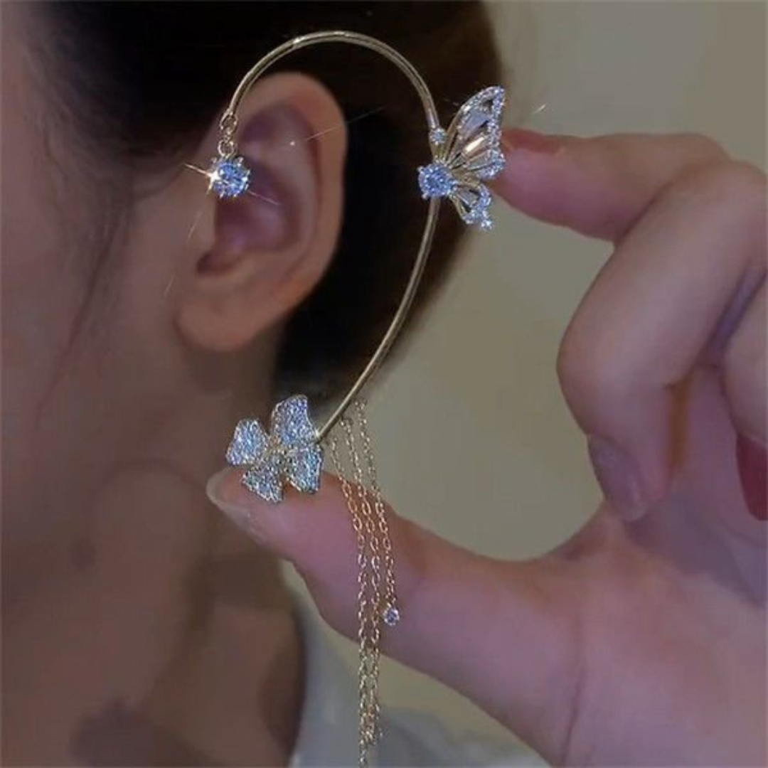 Aurelia women's butterfly earrings, intricate design, perfect as a jewelry gift