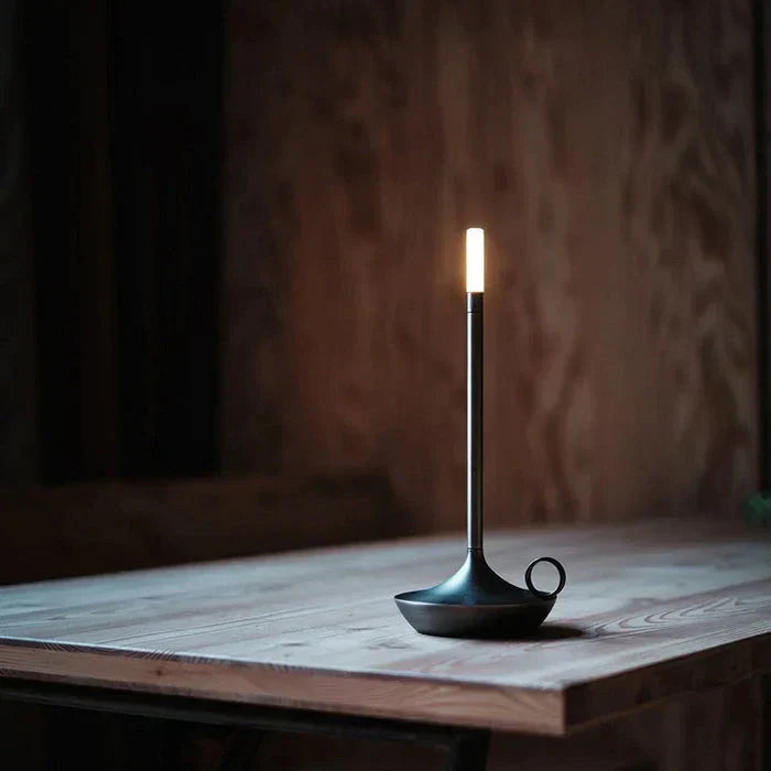 Dimmable Aurelia LED lamp, a perfect blend of modern lighting and practical home decor.